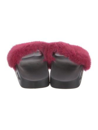 Givenchy Fur Slides
