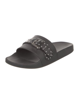 Givenchy Rubber Studded Accents Slides