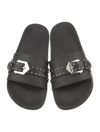 Givenchy Rubber Studded Accents Slides