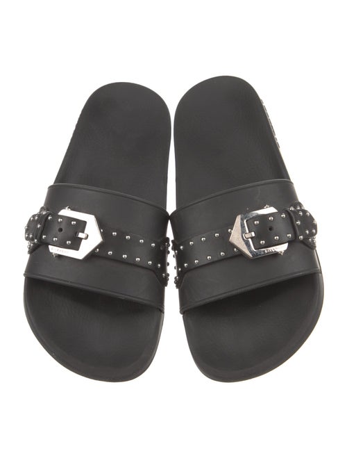 Givenchy Rubber Studded Accents Slides