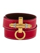 Givenchy Leather Obsedia Triple Wrap Bracelet