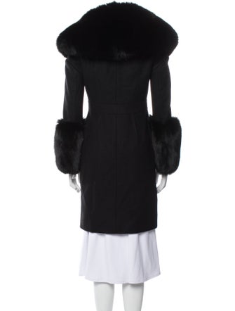 Givenchy Wool Fur Coat