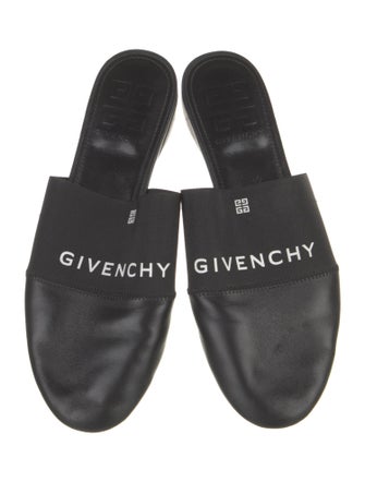 Givenchy Leather Printed Mules