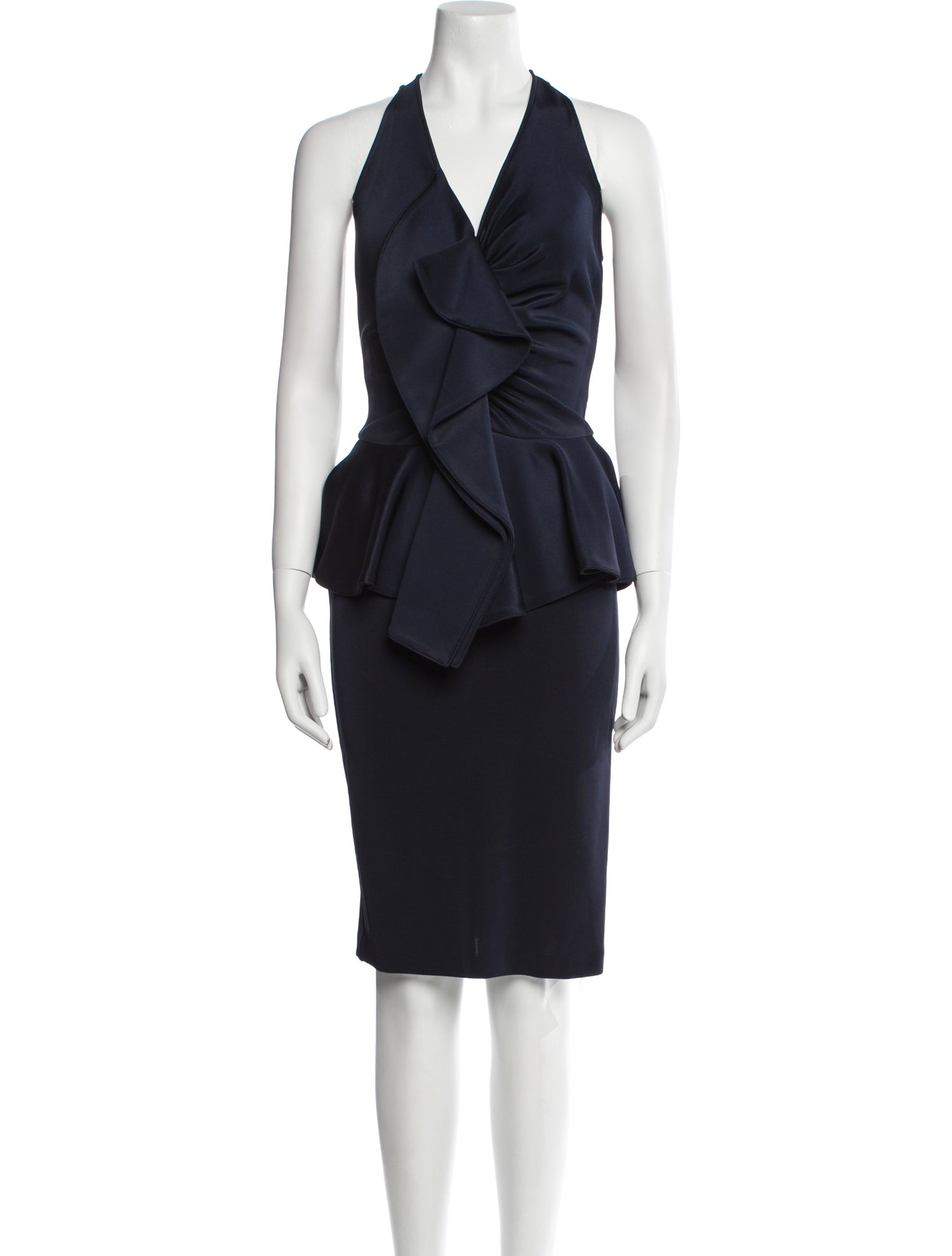 Givenchy Wool Knee-Length Dress