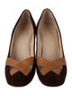 Givenchy Suede Colorblock Pattern Pumps