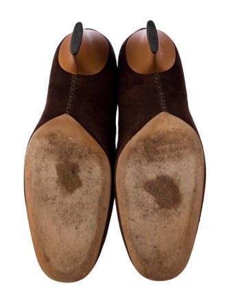 Givenchy Suede Colorblock Pattern Pumps