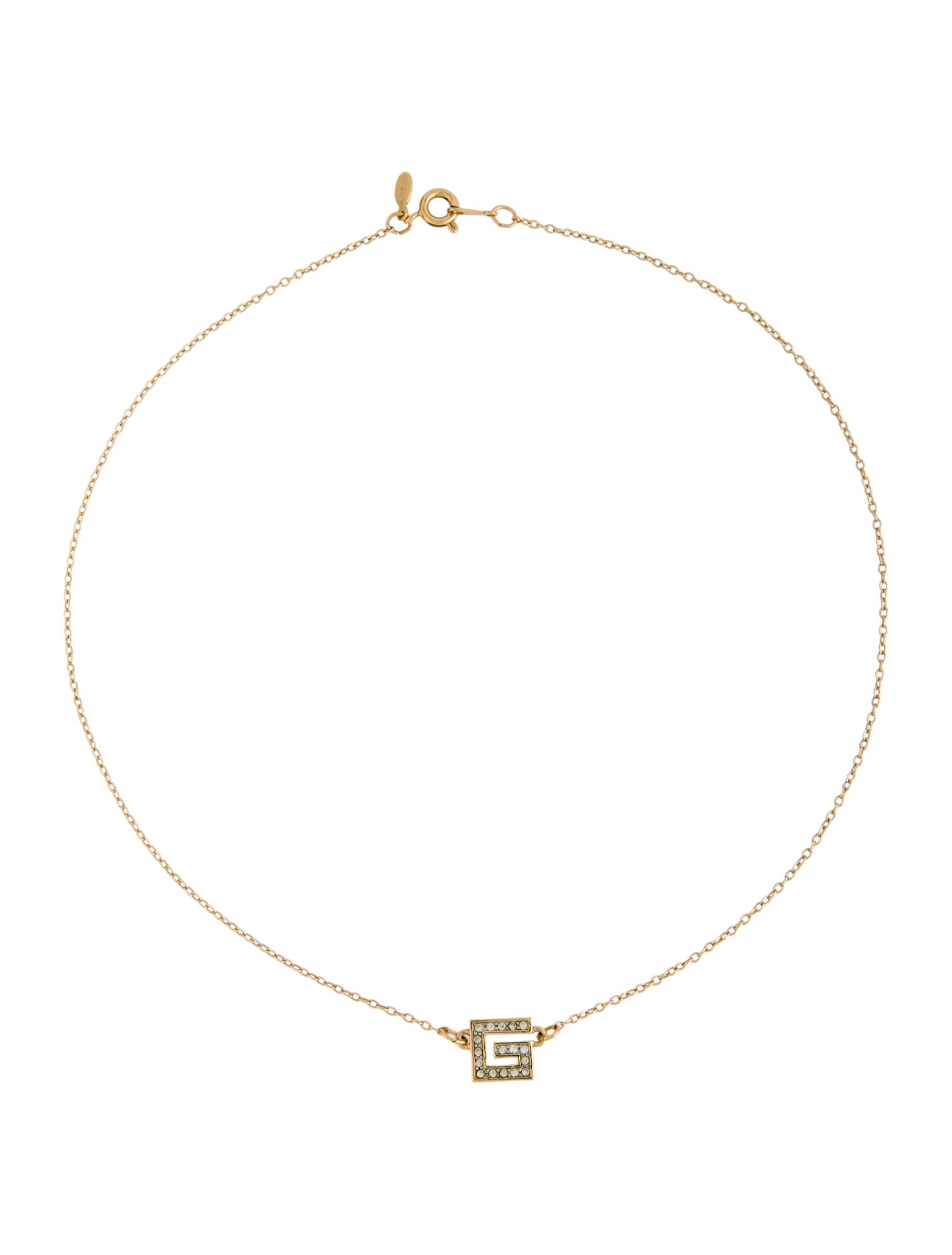 Givenchy Vintage Crystal Choker Necklace