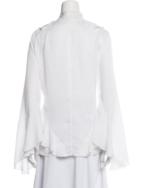 Givenchy Tie Neck Long Sleeve Top