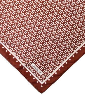 Givenchy Silk Printed Scarf