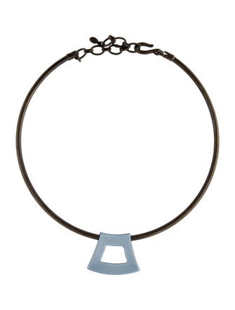 Givenchy Resin Pendant Necklace