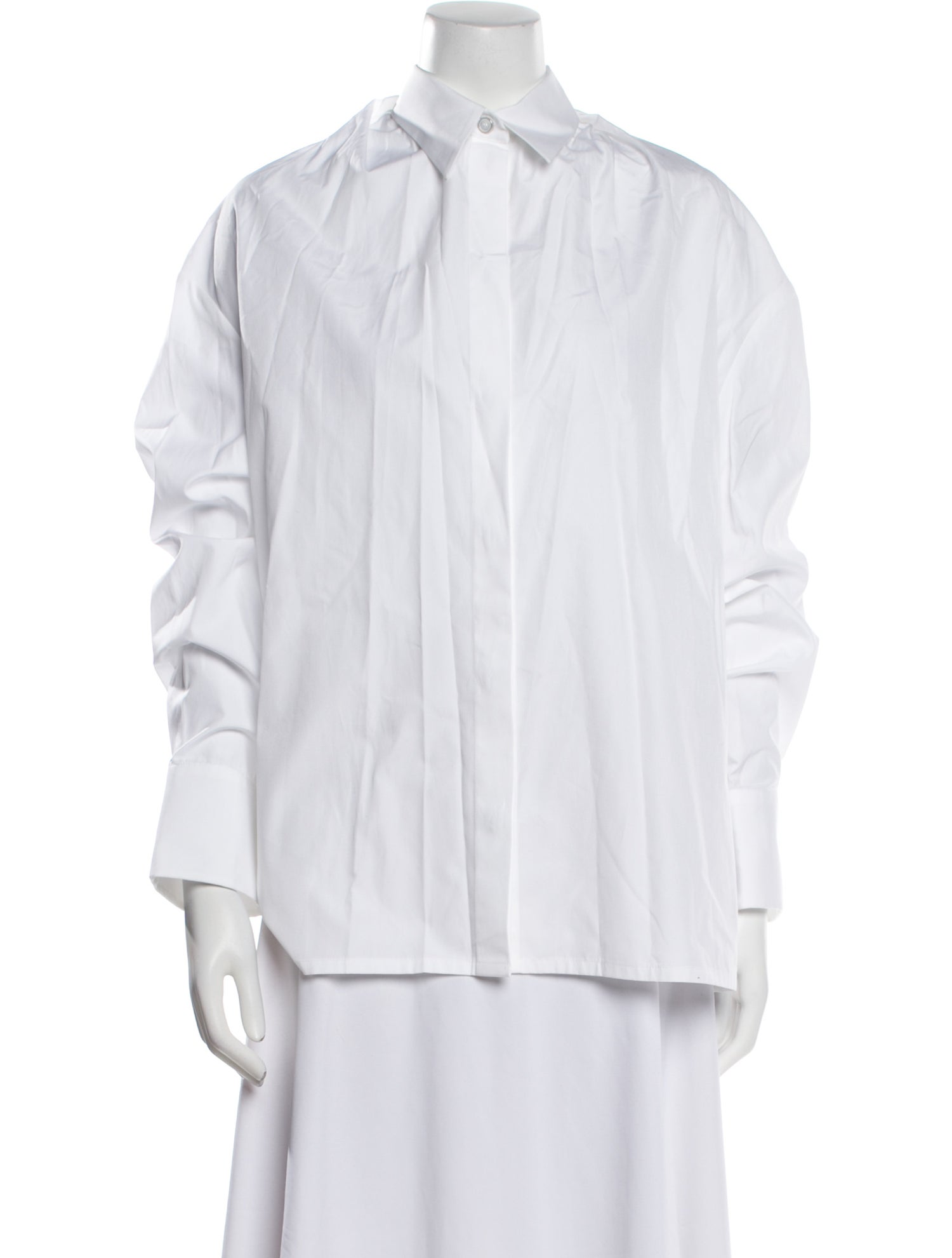 Givenchy Long Sleeve Button-Up Top