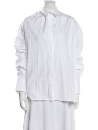 Givenchy Long Sleeve Button-Up Top
