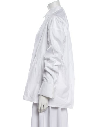 Givenchy Long Sleeve Button-Up Top