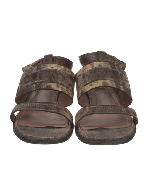 Givenchy Lizard Slides