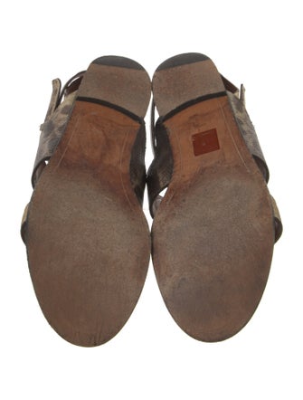 Givenchy Lizard Slides