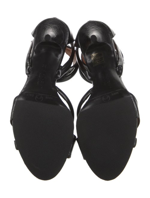 Givenchy Embossed Leather Sandals
