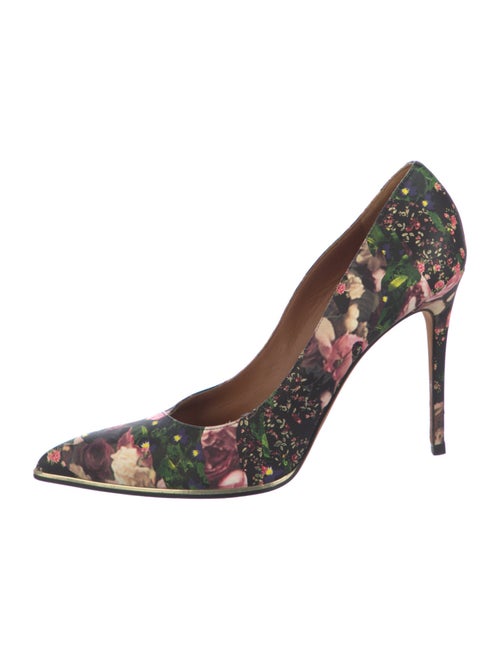 Givenchy Leather Floral Print Pumps
