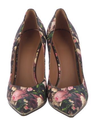 Givenchy Leather Floral Print Pumps