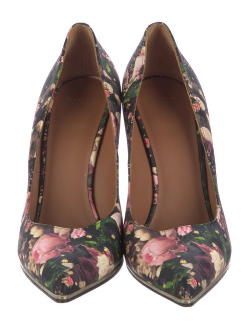 Givenchy Leather Floral Print Pumps