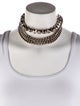 Givenchy bead & Link Mult-Chain choker
