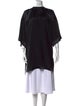 Givenchy Scoop Neck Three-Quarter Sleeve Tunic