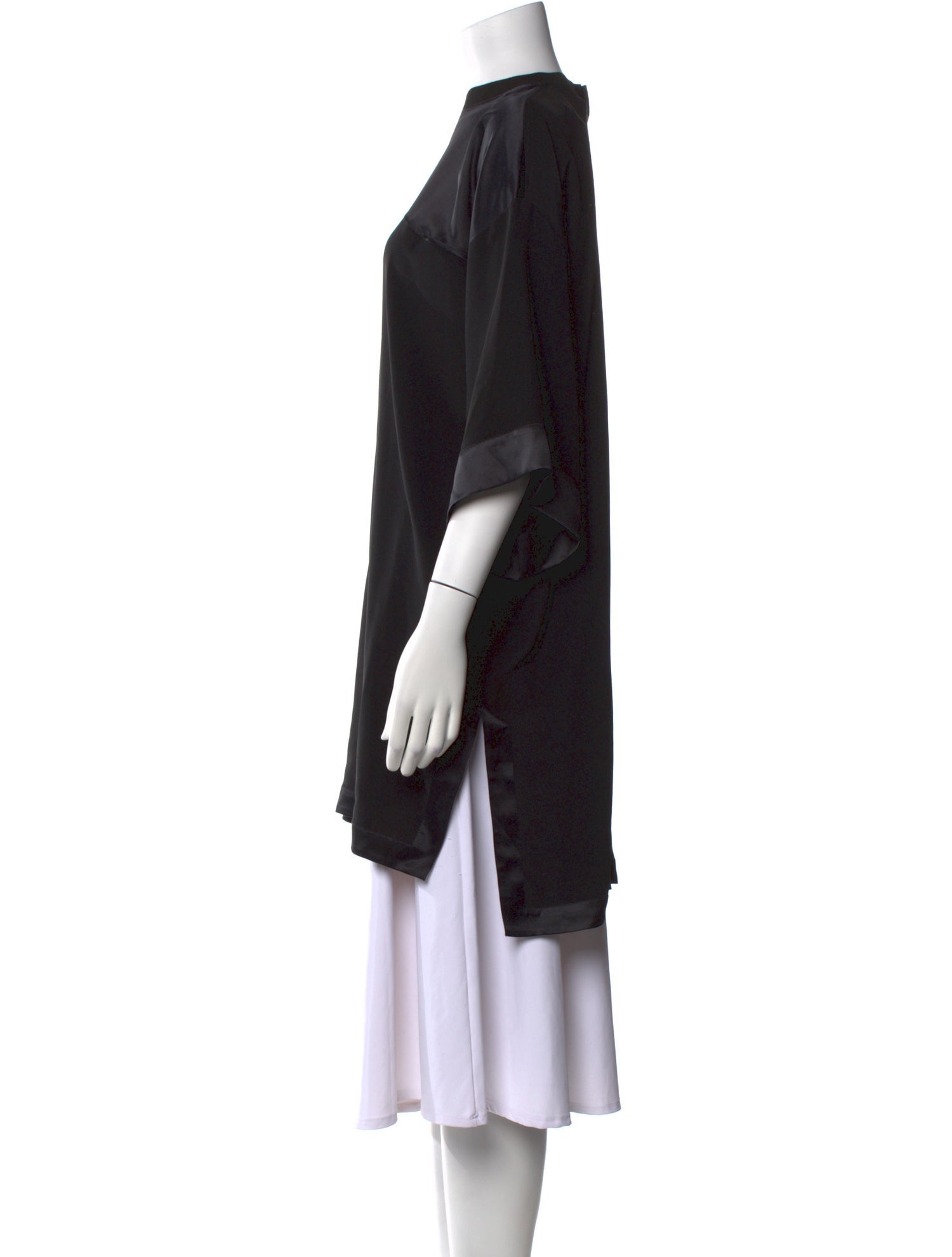 Givenchy Scoop Neck Three-Quarter Sleeve Tunic