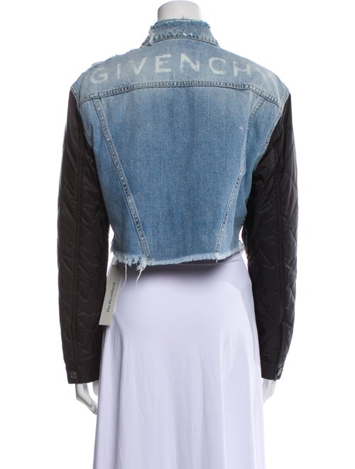 Givenchy Colorblock Pattern Denim Jacket