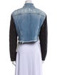 Givenchy Colorblock Pattern Denim Jacket
