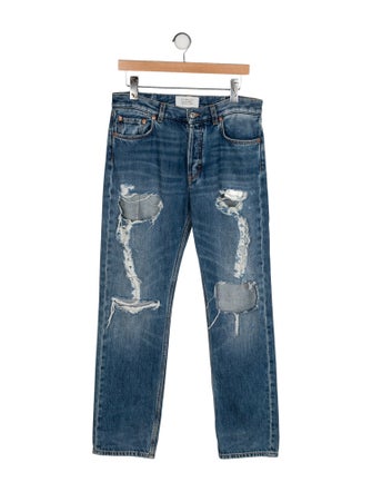 Givenchy Mid-Rise Straight Leg Jeans