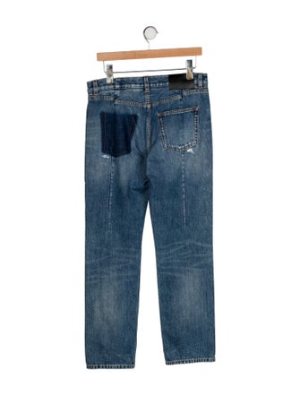 Givenchy Mid-Rise Straight Leg Jeans