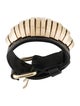 Givenchy Leather Statement Cuff Bracelet