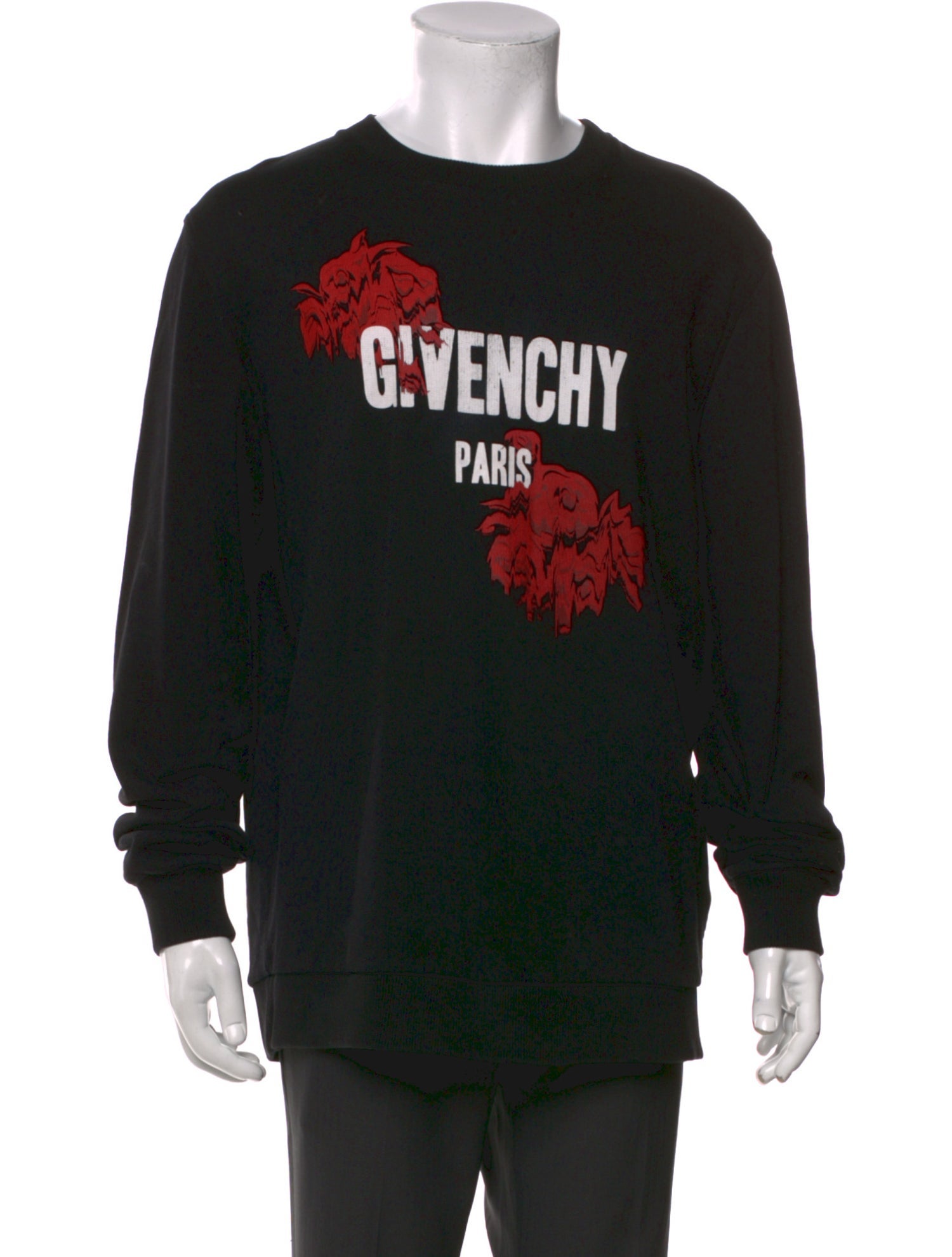 Givenchy Graphic Print Crew Neck Sweatshirt