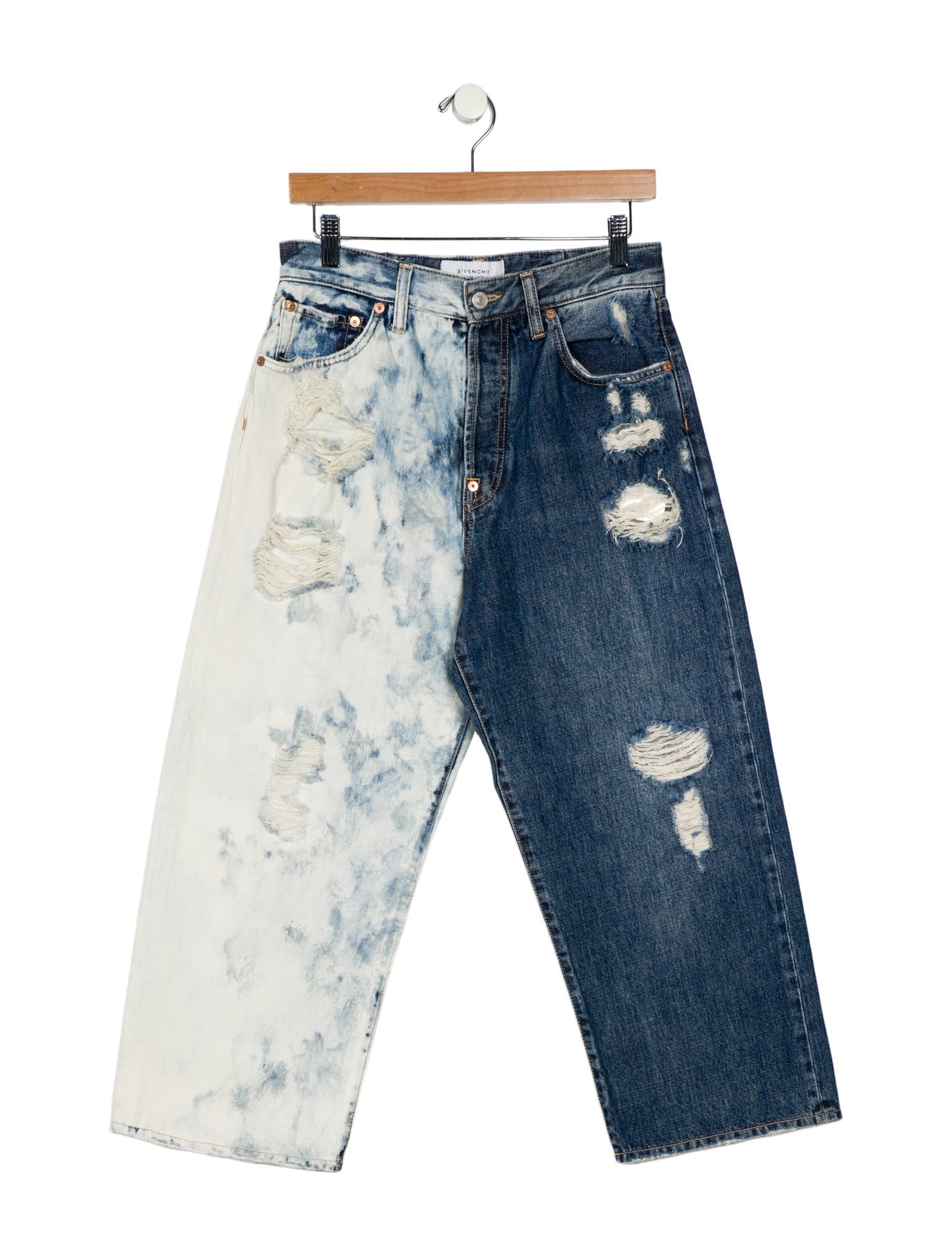 Givenchy High-Rise Straight Leg Jeans