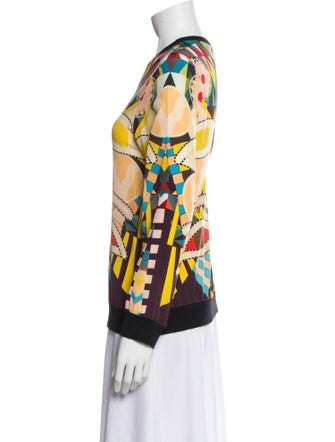Givenchy Silk Printed Sweatshirt