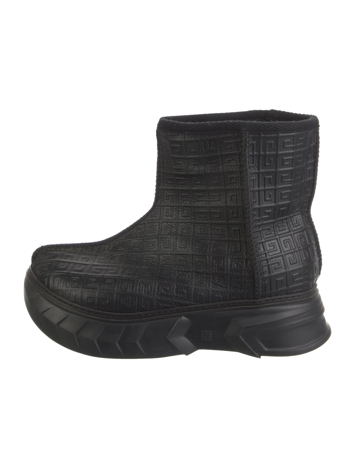 Givenchy Embossed Leather Boots