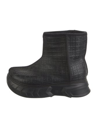 Givenchy Embossed Leather Boots