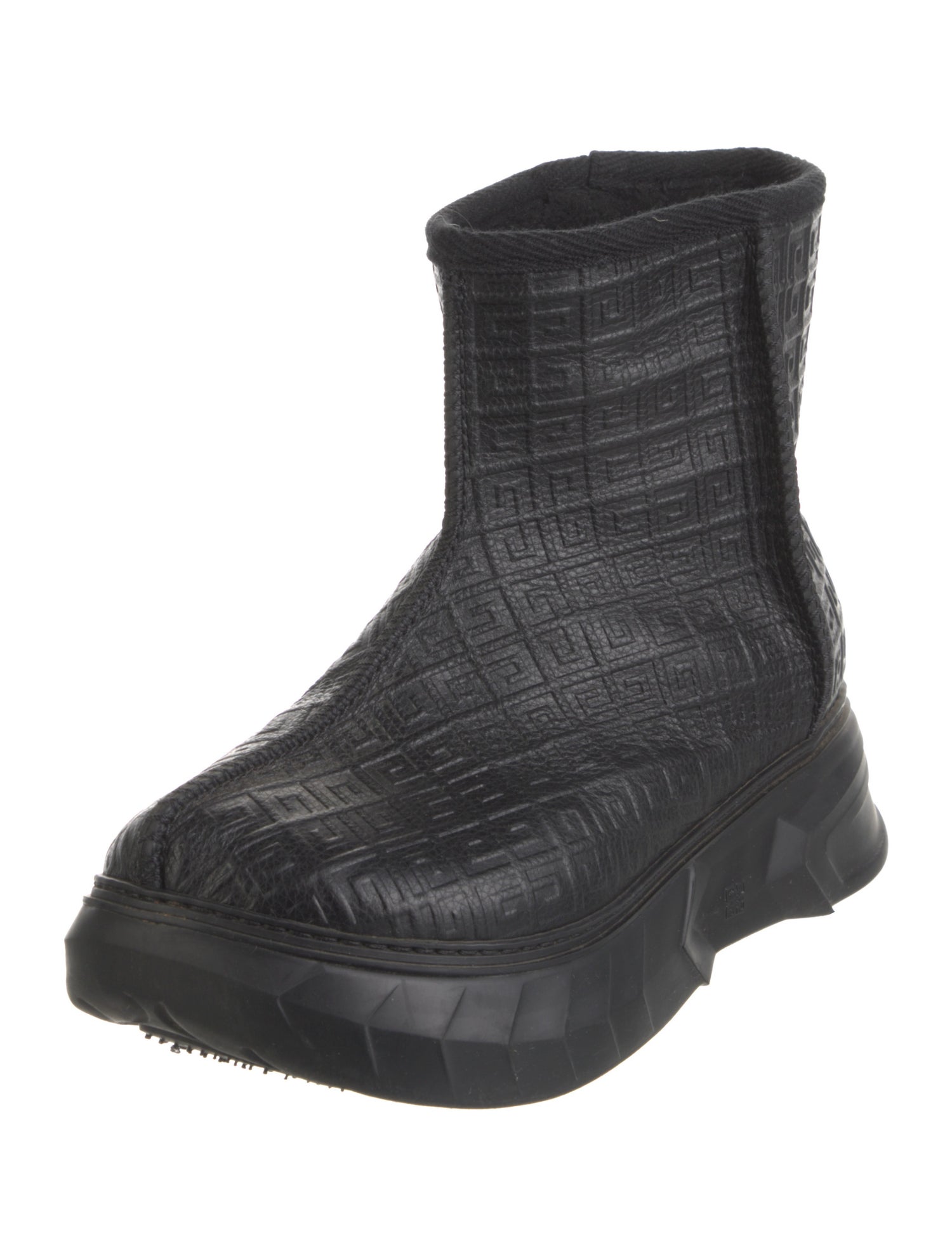 Givenchy Embossed Leather Boots