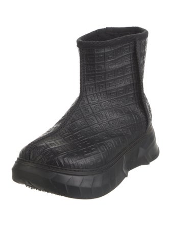 Givenchy Embossed Leather Boots