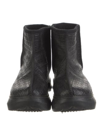 Givenchy Embossed Leather Boots