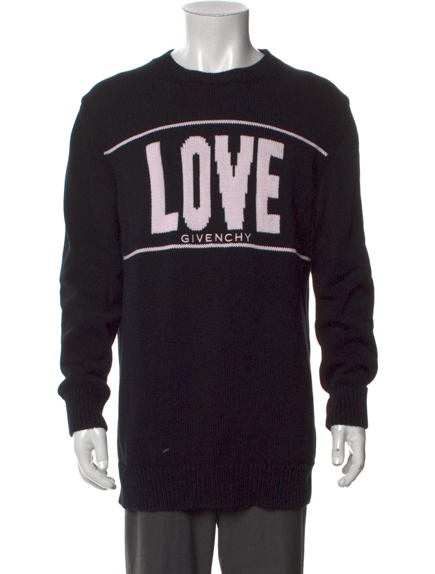 Givenchy Graphic Print Crew Neck Pullover