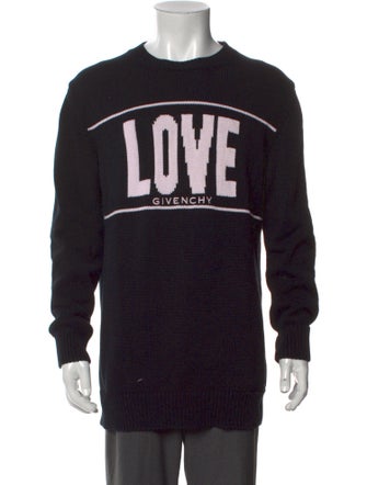 Givenchy Graphic Print Crew Neck Pullover