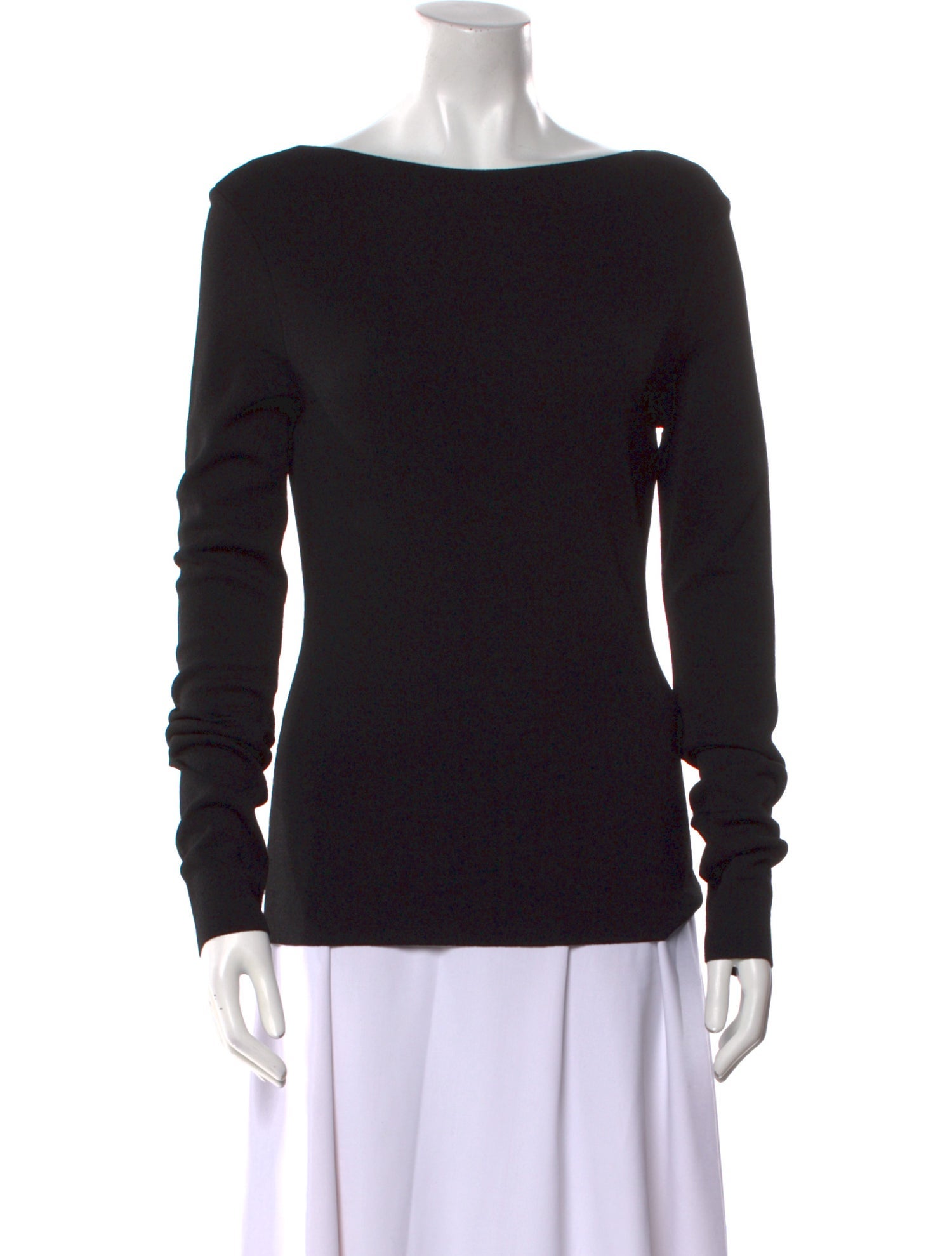 Givenchy Bateau Neckline Long Sleeve Sweatshirt