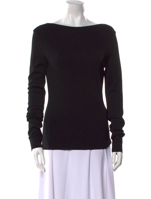 Givenchy Bateau Neckline Long Sleeve Sweatshirt