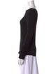 Givenchy Bateau Neckline Long Sleeve Sweatshirt