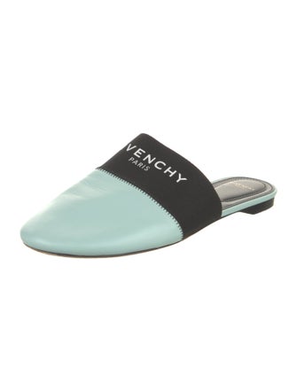 Givenchy Leather Colorblock Pattern Mules