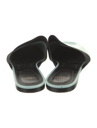 Givenchy Leather Colorblock Pattern Mules