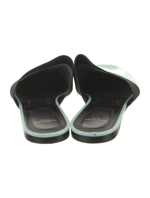 Givenchy Leather Colorblock Pattern Mules