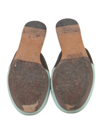 Givenchy Leather Colorblock Pattern Mules