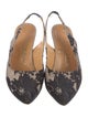 Givenchy Lace Animal Print Slingback Pumps