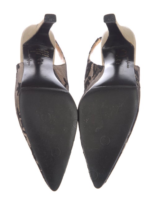Givenchy Lace Animal Print Slingback Pumps